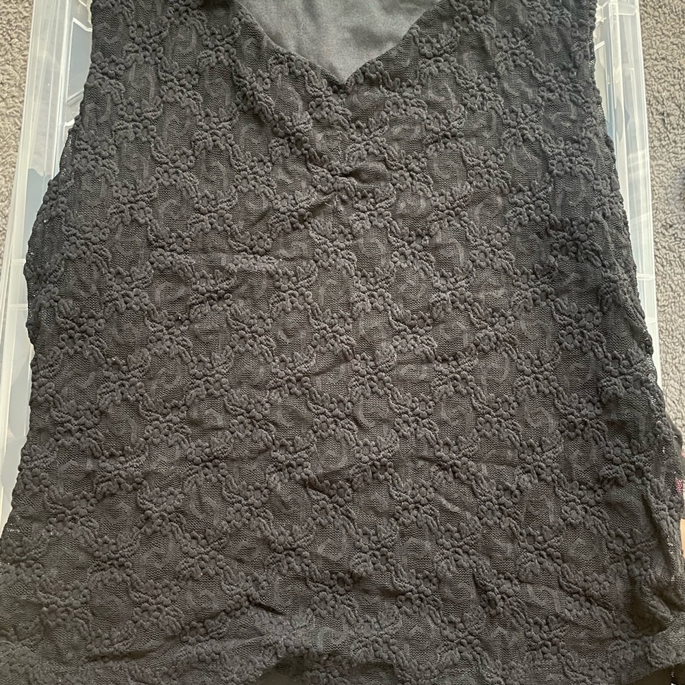 Apostrophe Black Lace Blouse